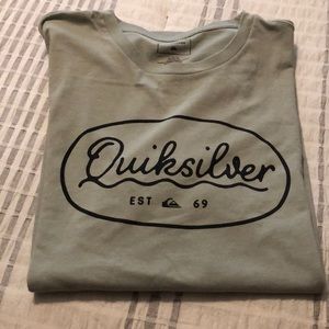 Quicksilver light gray Mens Tee